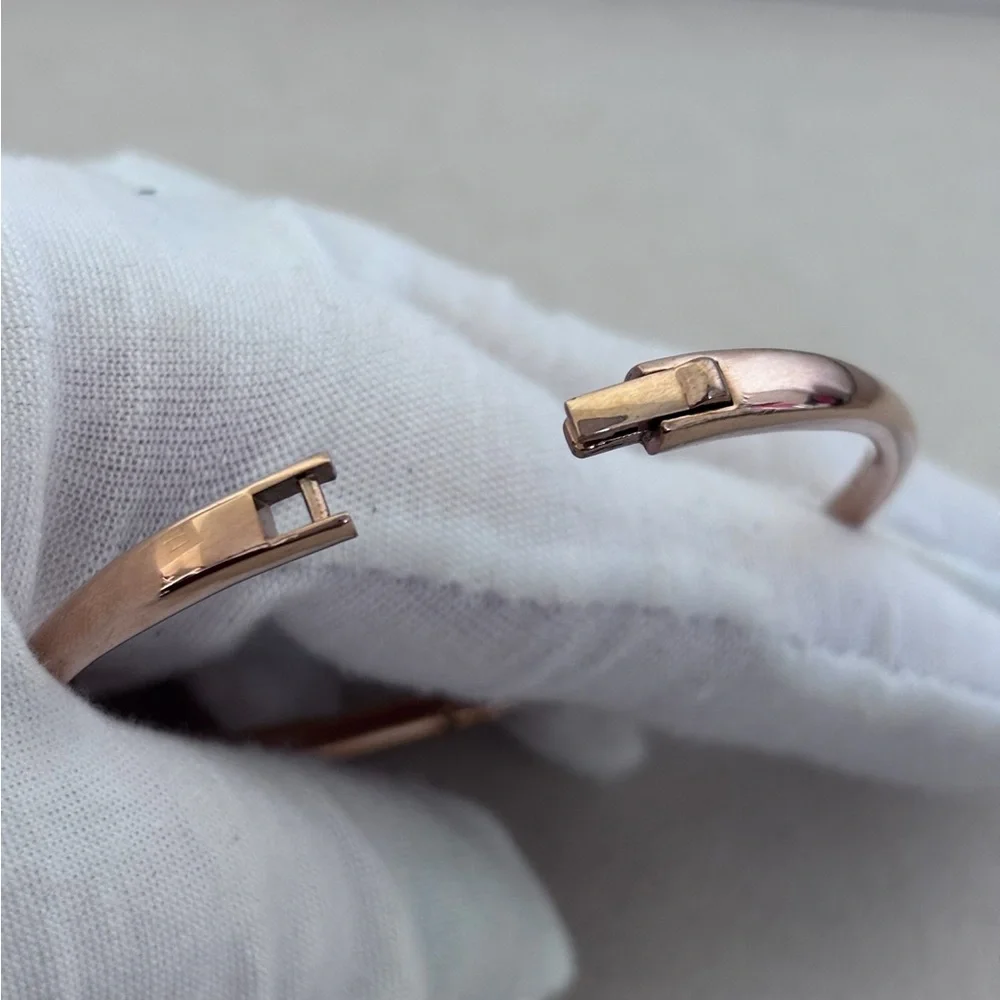 Kate Spade New York Rose-Gold Tone Love Me Knot Bangle Bracelet - Picture 5 of 6